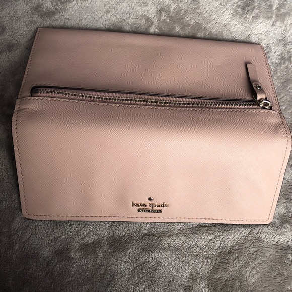 Kate Spade Blush Saffiano Leather wallet/clutch - Picture 3 of 7